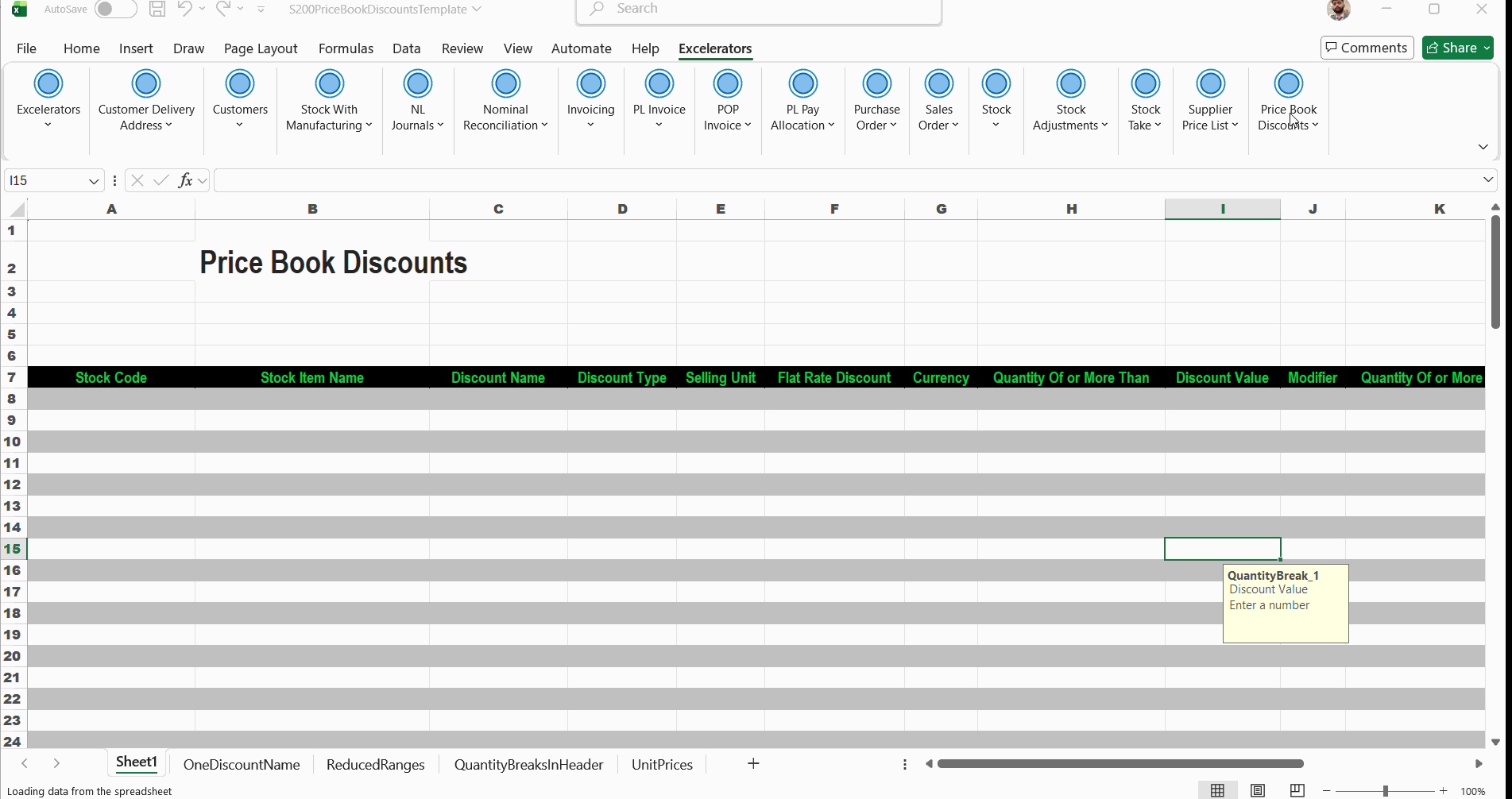 Price Book Discount Download